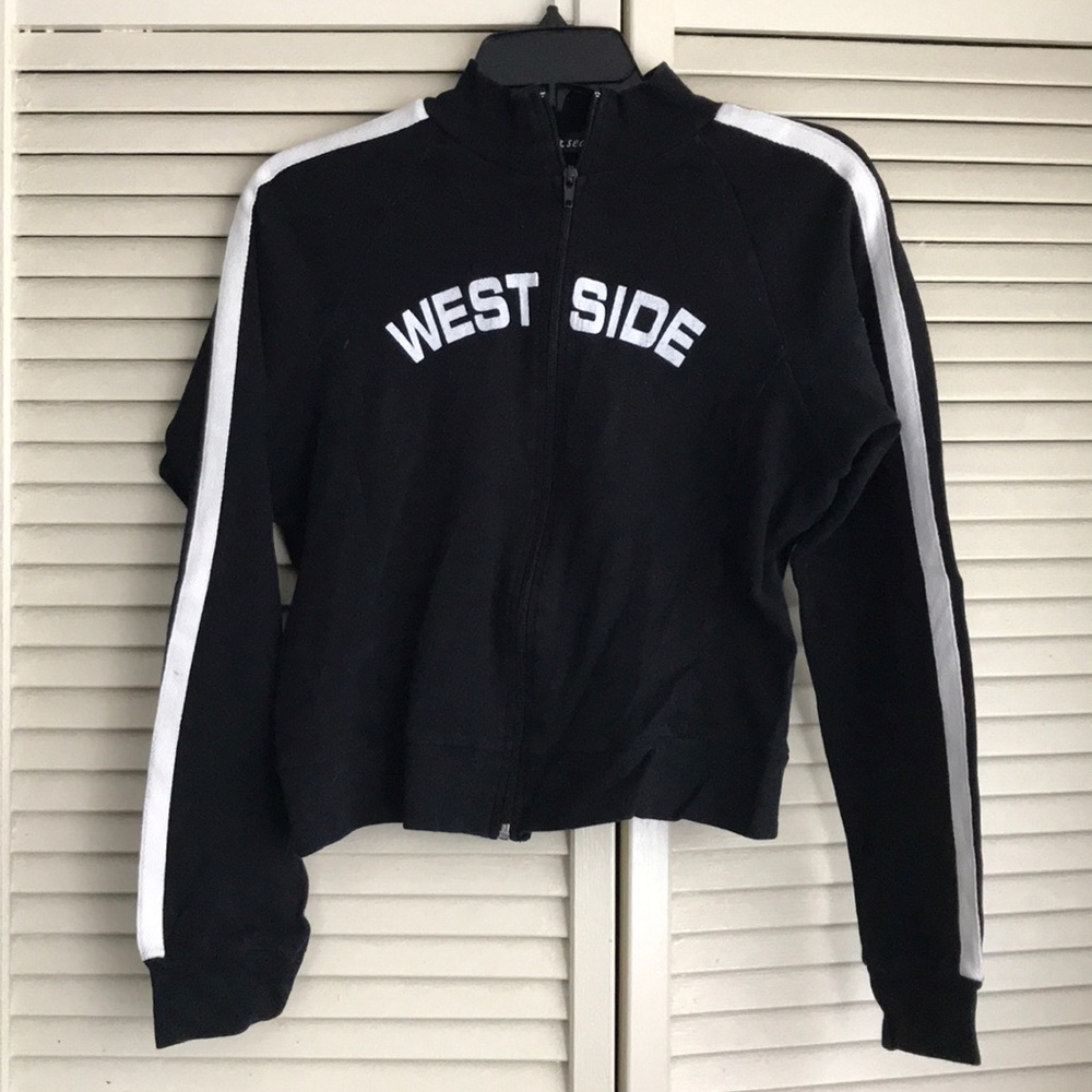 Wet Seal zip up west side sweatshirt